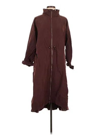 Athleta Coat In Burgundy