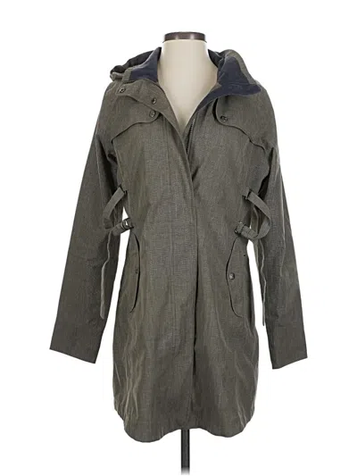 Pre-owned Athleta Coat In Gray