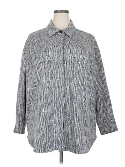 Pre-owned Athleta Coat In Gray