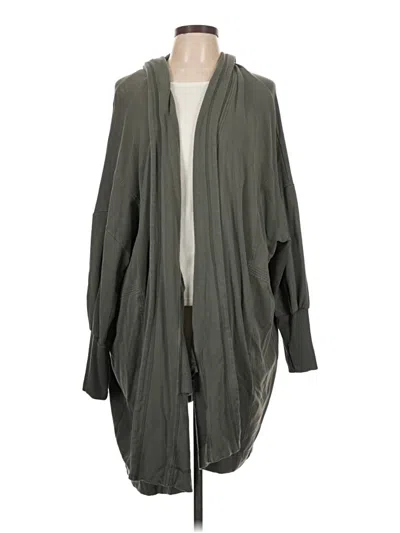 Pre-owned Athleta Coat In Gray