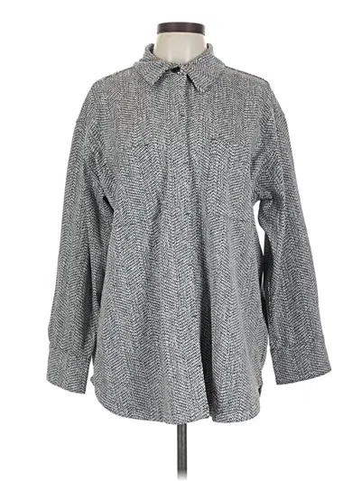 Pre-owned Athleta Coat In Gray