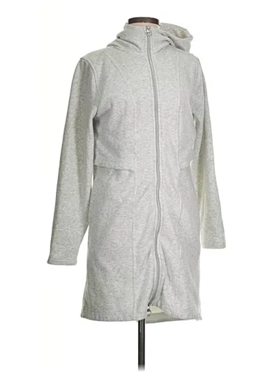 Pre-owned Athleta Coat In Gray