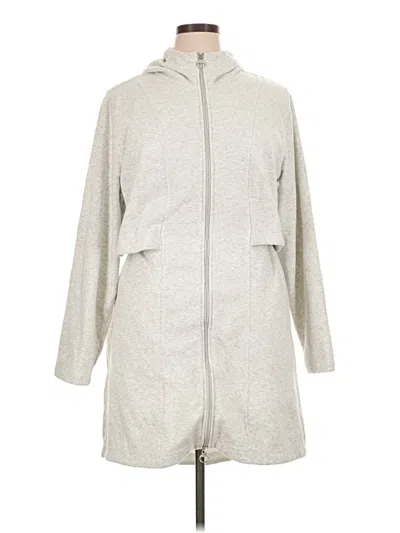 Pre-owned Athleta Coat In Gray