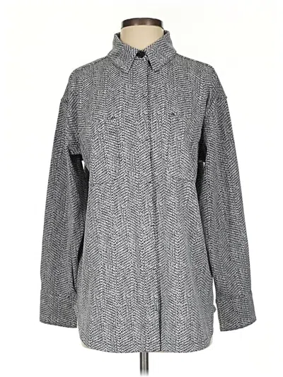 Pre-owned Athleta Coat In Gray