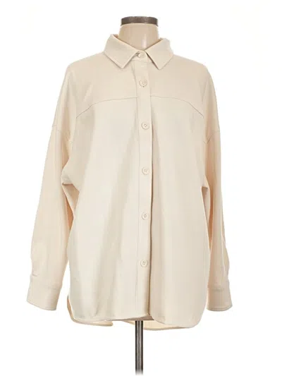 Pre-owned Athleta Coat In Ivory