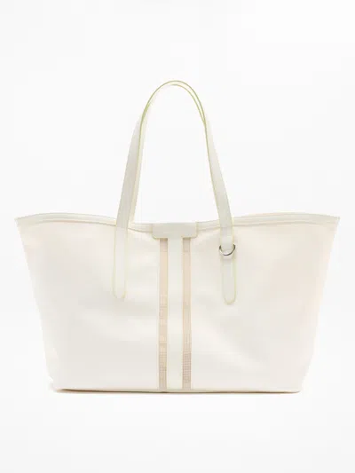 Athleta Coated Canvas Carry All Tote