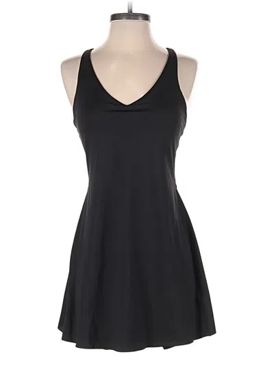 Pre-owned Athleta Cocktail Dress In Black