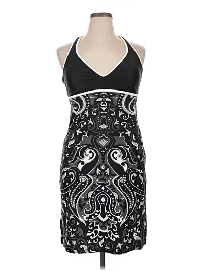 Pre-owned Athleta Cocktail Dress In Black