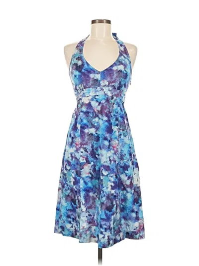 Pre-owned Athleta Cocktail Dress In Blue