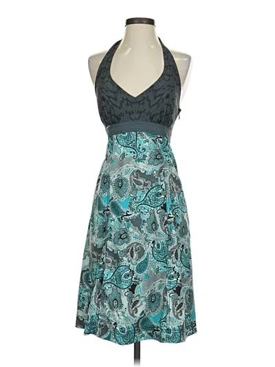 Pre-owned Athleta Cocktail Dress In Blue
