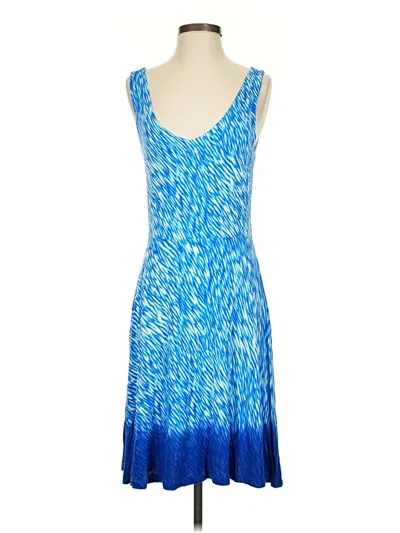 Pre-owned Athleta Cocktail Dress In Blue