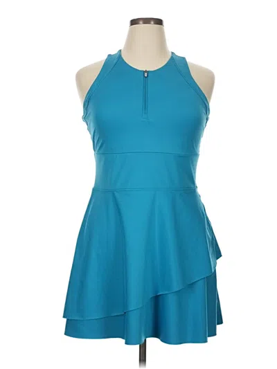 Pre-owned Athleta Cocktail Dress In Blue