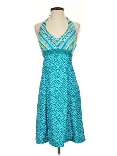 Pre-owned Athleta Cocktail Dress In Blue