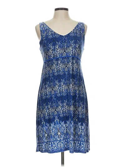 Pre-owned Athleta Cocktail Dress In Blue