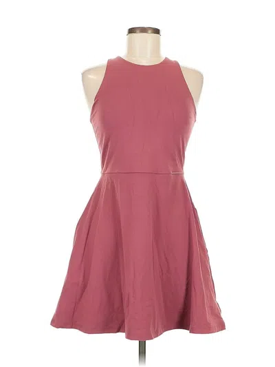Pre-owned Athleta Cocktail Dress In Burgundy
