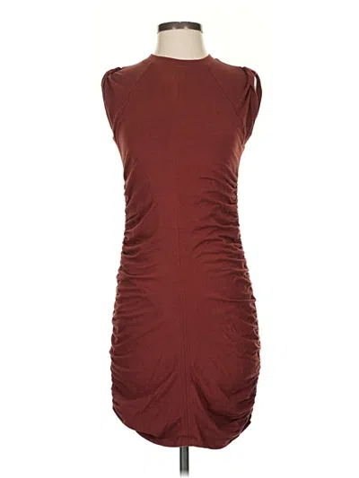 Pre-owned Athleta Cocktail Dress In Burgundy