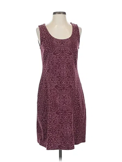 Pre-owned Athleta Cocktail Dress In Burgundy
