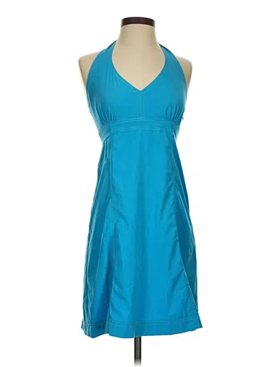 Pre-owned Athleta Cocktail Dress In Teal