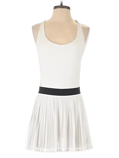Pre-owned Athleta Cocktail Dress In White