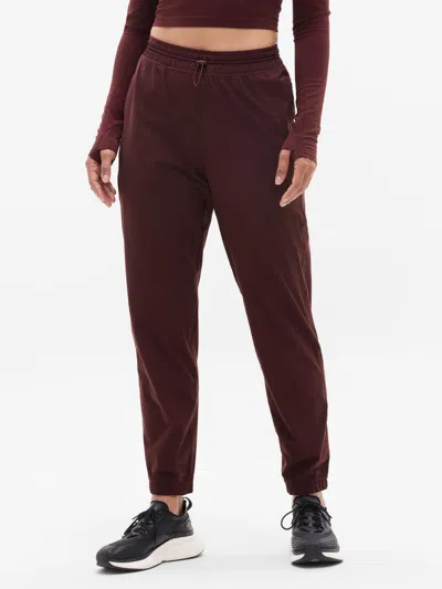 Athleta Crosstrain High Rise Jogger In Burgundy