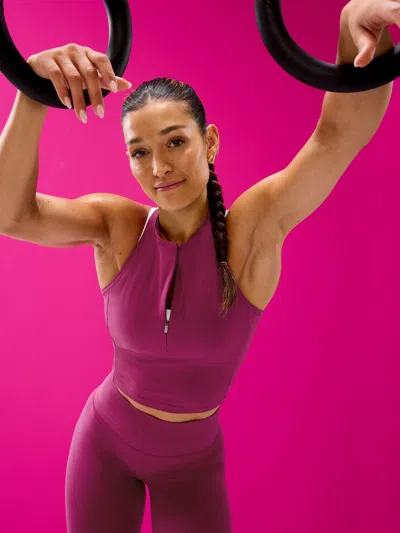 Athleta Crosstrain Zip Tank