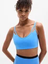 Athleta Cut Out Bra D-dd In Blue