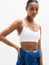 Athleta Cut Out Bra D-dd In White