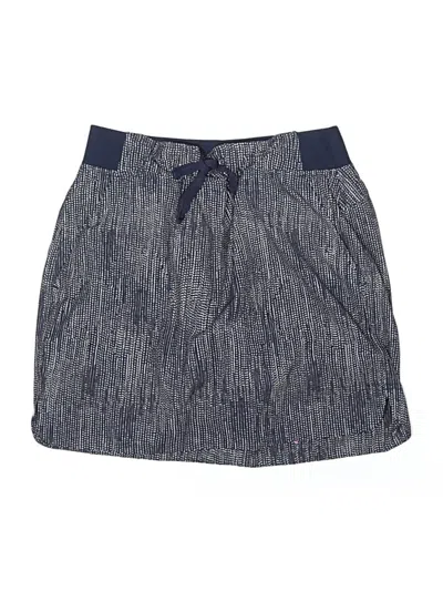 Pre-owned Athleta Denim Skirt In Blue