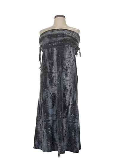 Pre-owned Athleta Denim Skirt In Gray