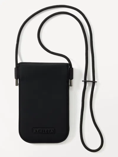 Athleta Diem Phone Crossbody In Black