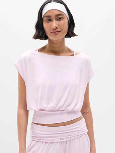 Athleta Dream Drape Tee In Pink