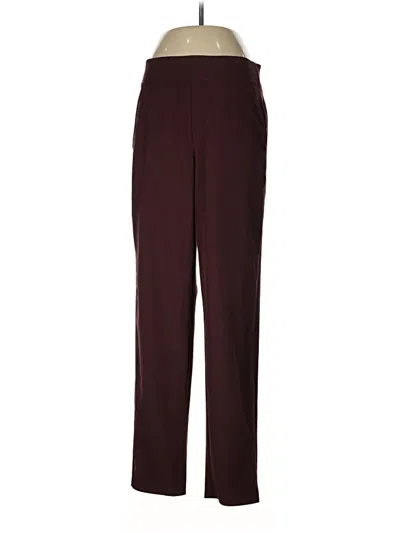Pre-owned Athleta Dress Pants In Burgundy