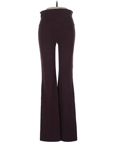 Pre-owned Athleta Dress Pants In Burgundy
