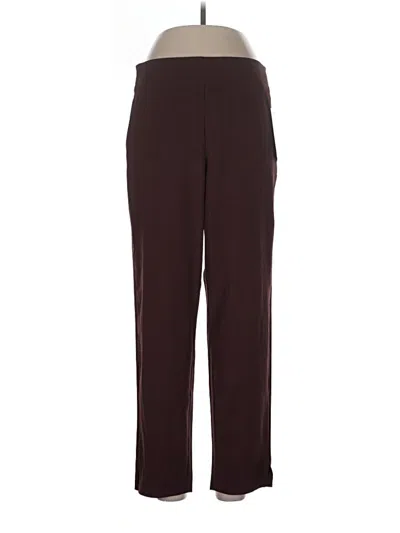Pre-owned Athleta Dress Pants In Burgundy