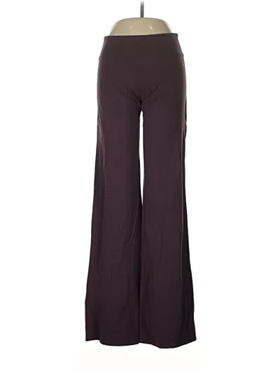 Pre-owned Athleta Dress Pants In Burgundy