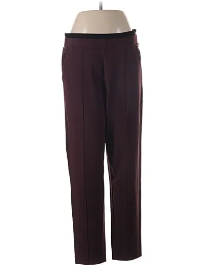 Pre-owned Athleta Dress Pants In Burgundy