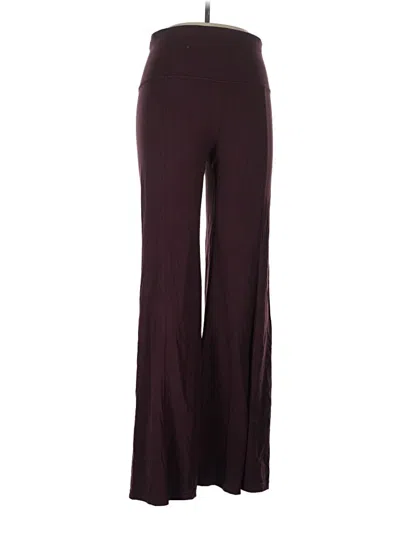 Pre-owned Athleta Dress Pants In Burgundy