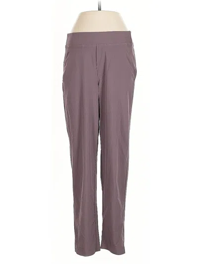 Pre-owned Athleta Dress Pants In Purple