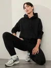 ATHLETA FOREVER FLEECE HOODIE SWEATSHIRT