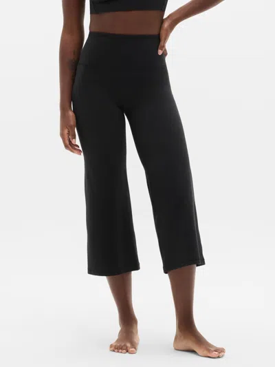 Athleta Elation High Rise Crop Flare In Black