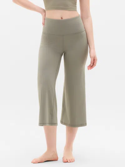 Athleta Elation High Rise Crop Flare In Gray