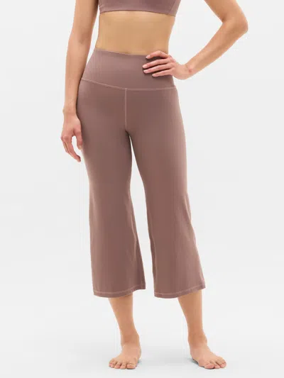 Athleta Elation High Rise Crop Flare In Pink