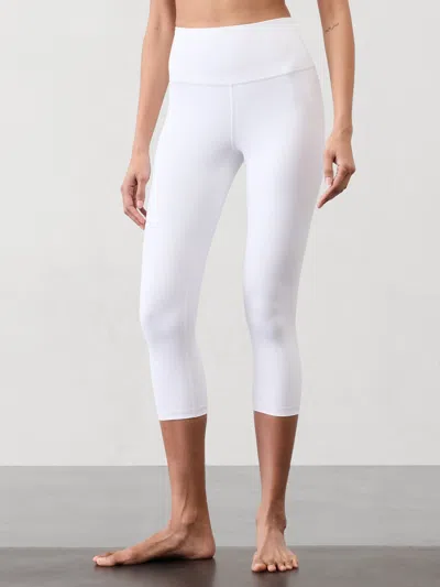 Athleta Elation Ultra High Rise Capri Legging In White