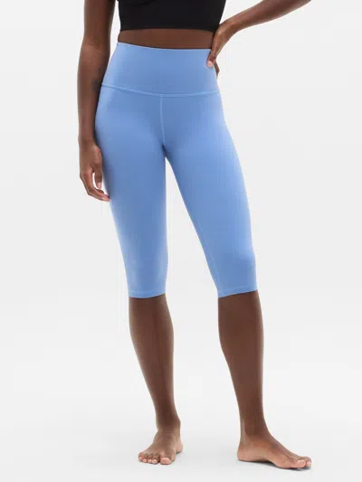 Athleta Elation Ultra High Rise Crop In Blue