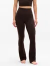 Athleta Elation Ultra High Rise Flare Pant In Brown