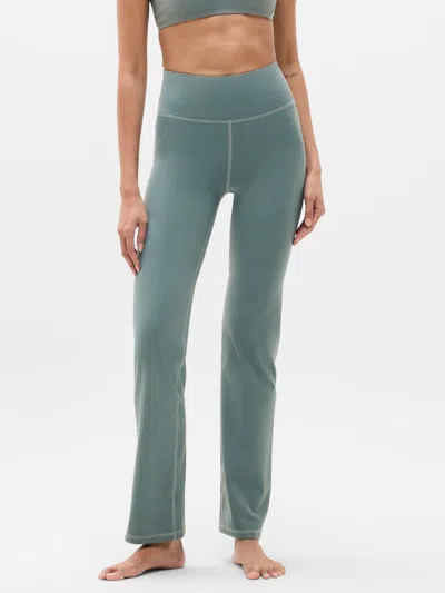 Athleta Elation Ultra High Rise Straight Leg Pant In Green
