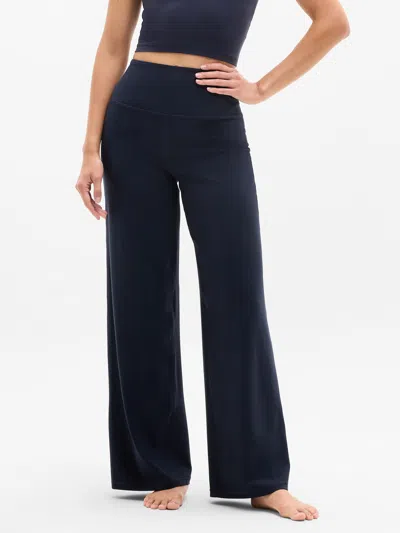 Athleta Elation Ultra High Rise Wide Leg Pant In Blue