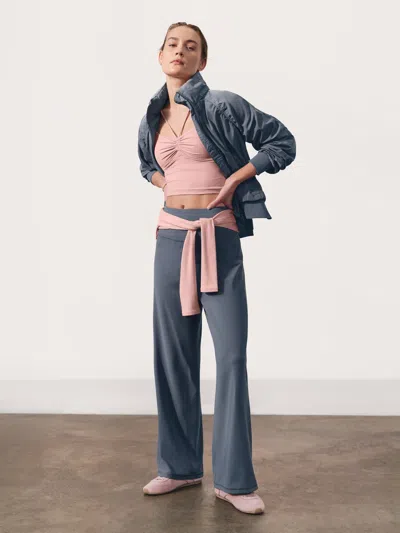 Athleta Elation Ultra High Rise Wide Leg Pant In Blue