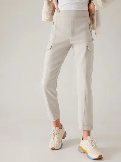 Athleta Endless Cargo High Rise Jogger In Abalone Grey