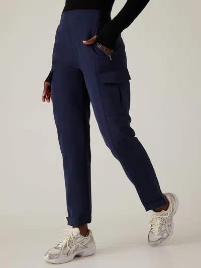 Athleta Endless Cargo High Rise Jogger In Navy
